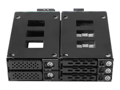 Jou Jye Computer JJ-N-2937NVME16 - Gehäuse für Speicherlaufwerke mit Lüfter - 2.5" (6.4 cm) - Schwarz