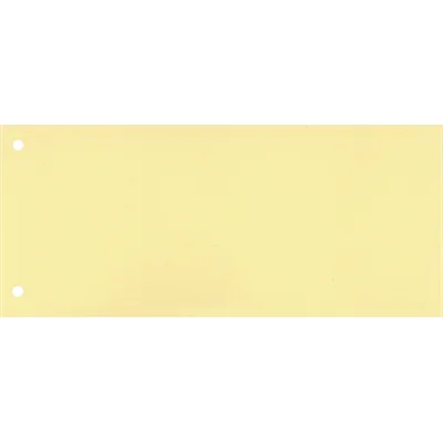 Trennstreifen 10,5x24cm Karton gelb 100 St./Pack. Trennstreifen 10,5x24cm Karton gelb 100 St./Pack.