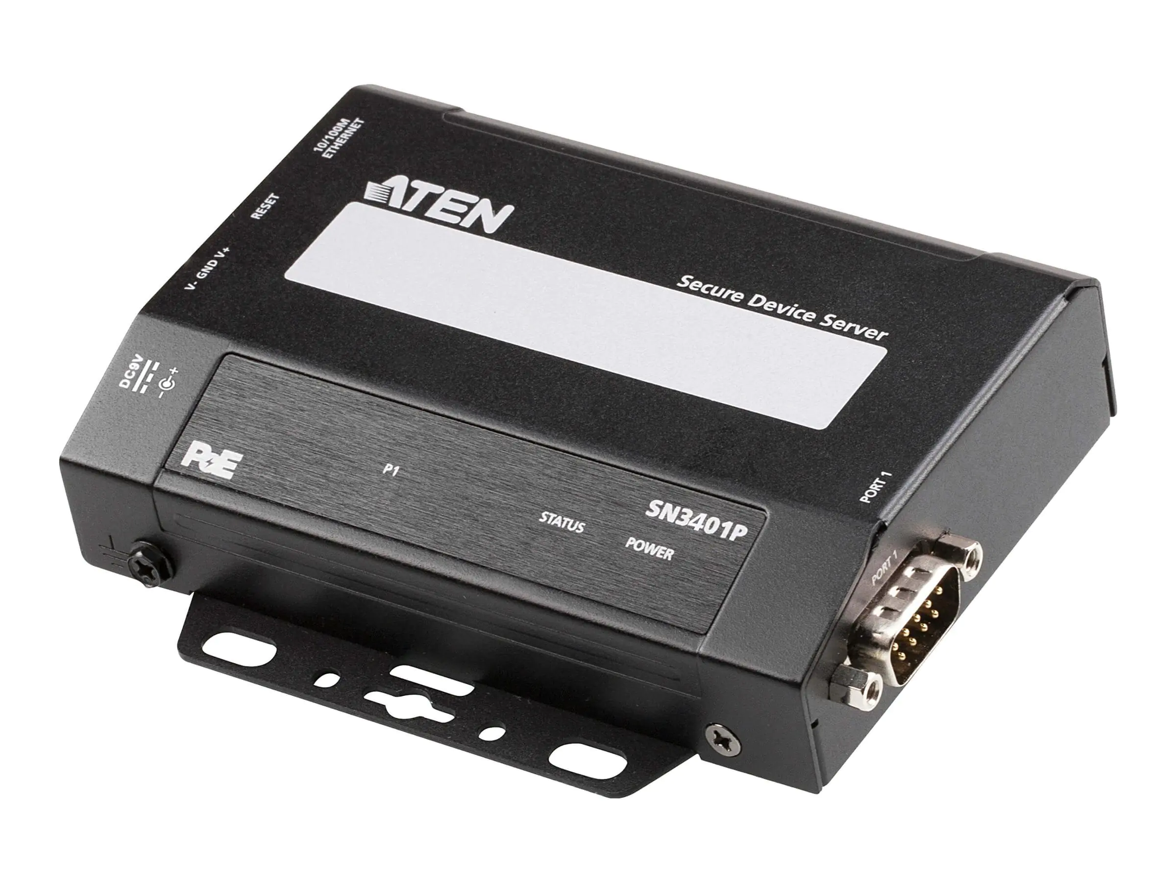 ATEN SN3401P - Geräteserver - mit PoE - RS-232, RS-422, RS-485, 100Mb LAN
