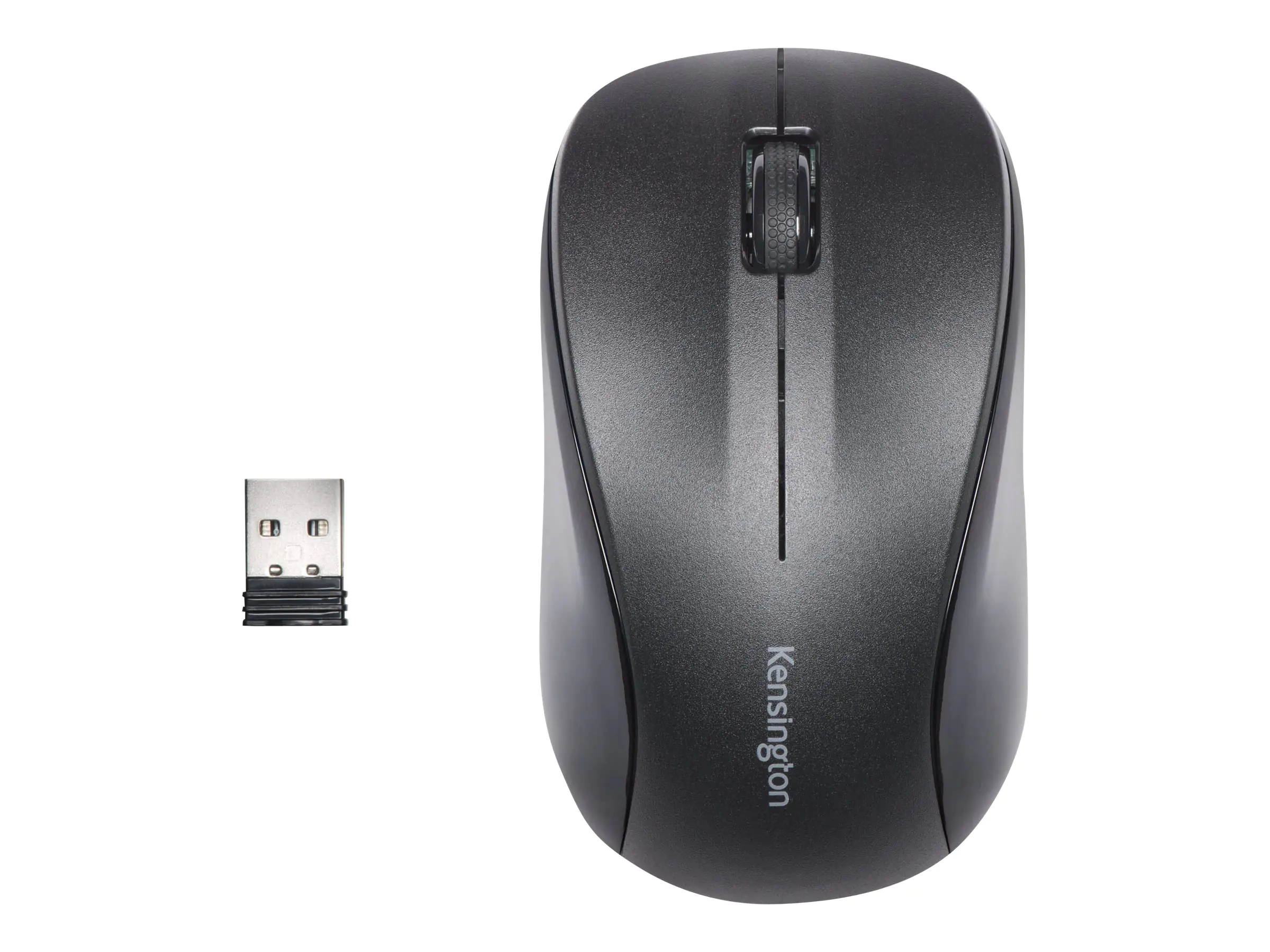 Kensington Wireless ValuMouse - Maus - rechts- und linkshändig - optisch - 3 Tasten - kabellos - 2.4 GHz - kabelloser Empfänger (USB) K72392EU
