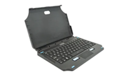 Gamber-Johnson 2-in-1 - Tastatur und Foliohülle (Hülle) - aufsetzbar - compact - mit Touchpad, Maustasten - hintergrundbeleuchtet - POGO pin - QWERTZ - Deutsch Gamber-Johnson 2-in-1 - Tastatur und Foliohülle (Hülle) - aufsetzbar - compact - mit Touchpad, Maustasten - hintergrundbeleuchtet - POGO pin - QWERTZ - Deutsch