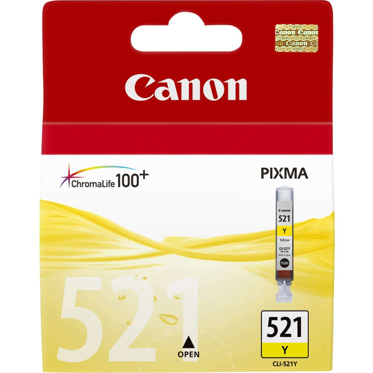 Canon CLI-521Y - 9 ml - Gelb - Original - Tintenbehälter - für PIXMA iP3600, iP4700, MP540, MP550, MP560, MP620, MP630, MP640, MP980, MP990, MX860, MX870 Canon CLI-521Y - 9 ml - Gelb - Original - Tintenbehälter - für PIXMA iP3600, iP4700, MP540, MP550, MP560, MP620, MP630, MP640, MP980, MP990, MX860, MX870