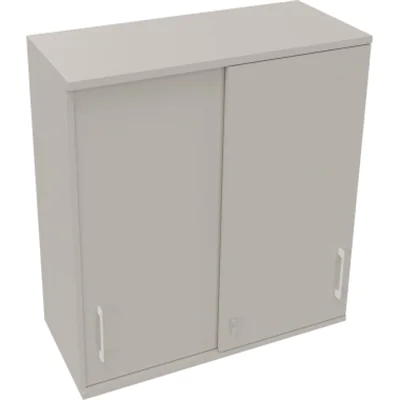 Aufsatz Schiebetürenschrank 3OH B1000xT442xH1088mm Lichtgrau Aufsatz Schiebetürenschrank 3OH B1000xT442xH1088mm Lichtgrau
