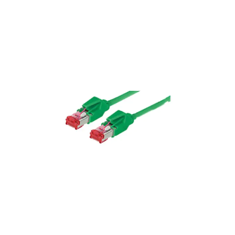 exertis Connect - Patch-Kabel - RJ-45 (M) zu RJ-45 (M) - 1.5 m - SFTP - CAT 6 - halogenfrei - grün