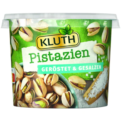 KLUTH Pistazien Geröstet & Gesalzen 225 g/Pack. KLUTH Pistazien Geröstet & Gesalzen 225 g/Pack.