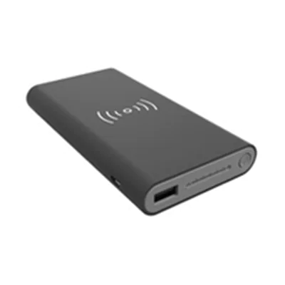 RealPower PB-8000, 8000 mAh, Kabelloses Aufladen, 5 V, Schwarz 249865