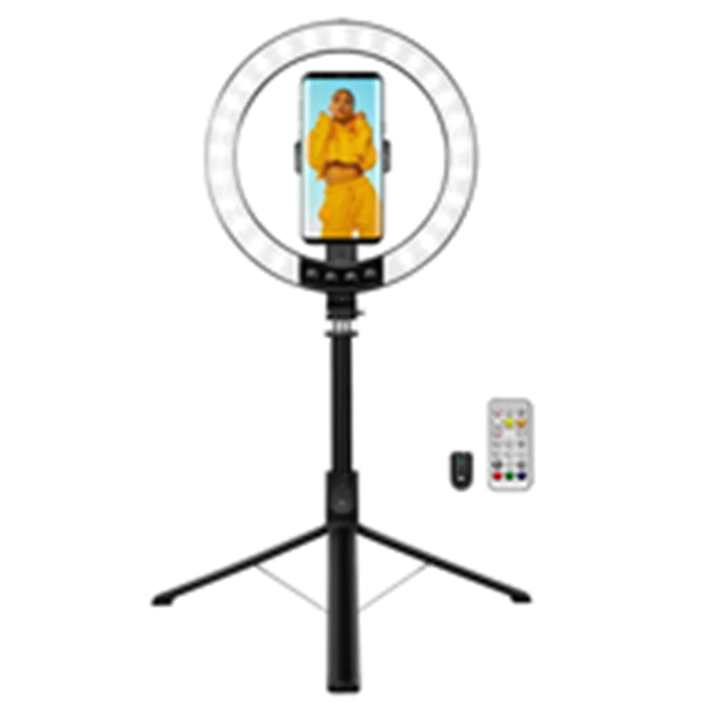 LogiLink Smartphone-Ringlicht m.Selfie-Stick-Stativ DM 20cm AA0156