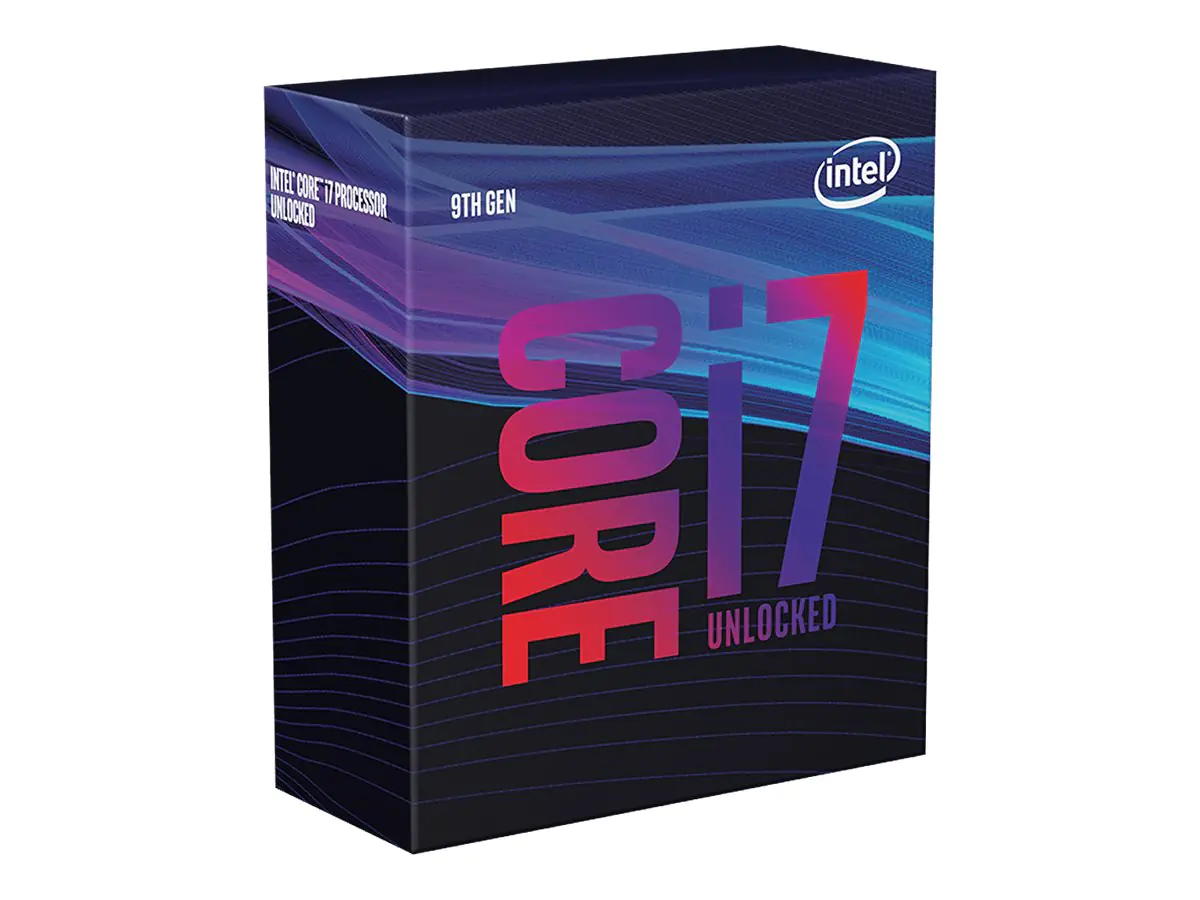 Intel Core i7 9700K - 3.6 GHz - 8 Kerne - 8 Threads - 12 MB Cache-Speicher - LGA1151 Socket - Box (ohne Kühler)