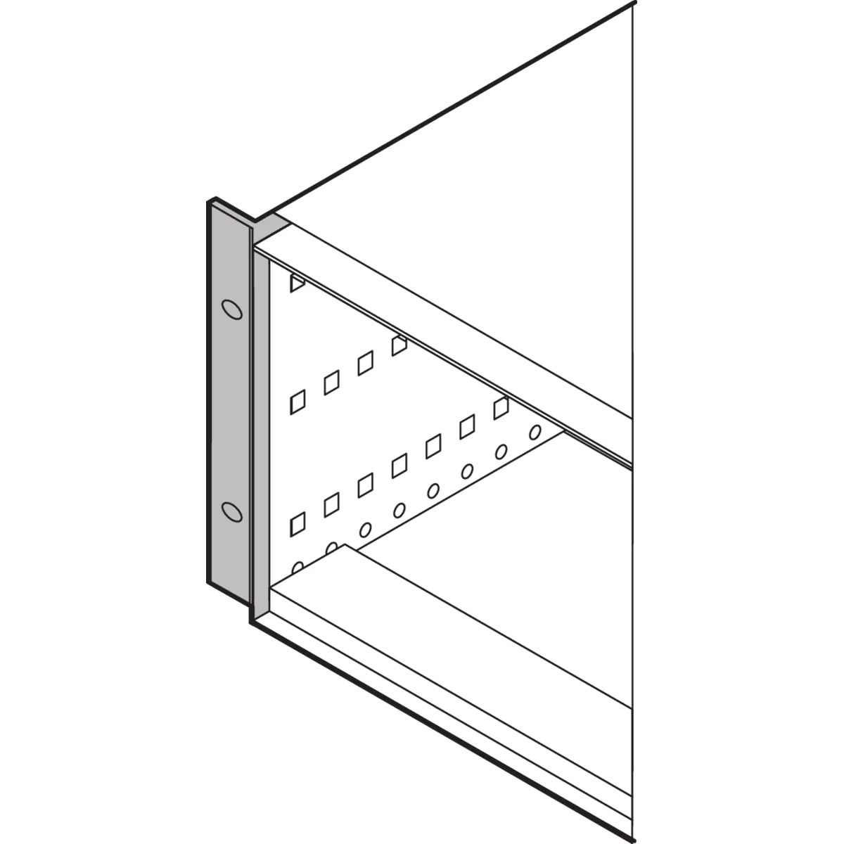 SCHROFF RATIOPAC PRO 19"WINKEL 2St. - Rack-Zubehör