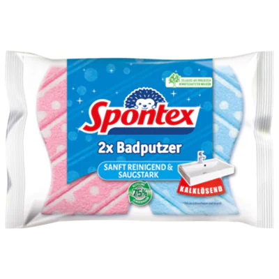 Spontex Spülschwamm Bad-Putz 2er 19321009