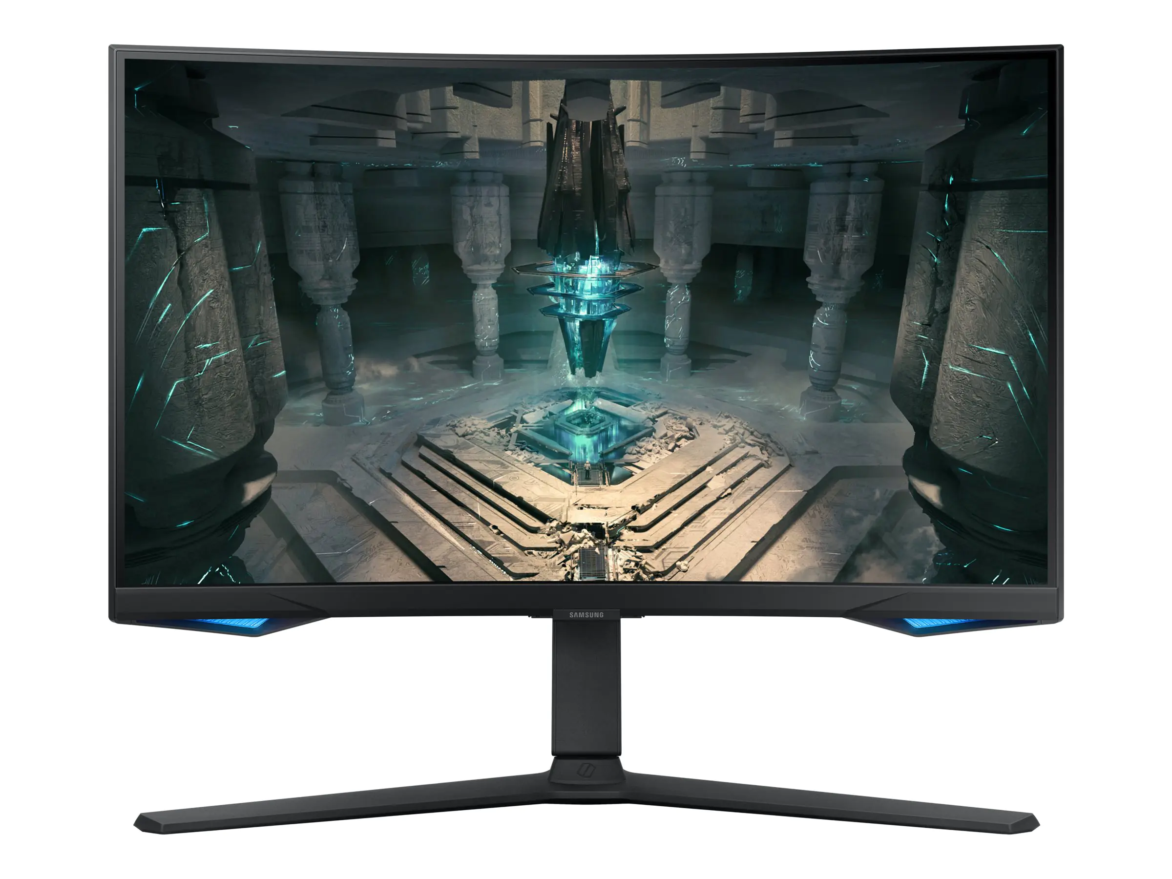 Samsung Odyssey G6 S27BG650EU - G65B Series - LED-Monitor - Smart - Gaming - gebogen - 68.6 cm (27") - 2560 x 1440 QHD @ 240 Hz - VA - 350 cd/m² - 2500:1 - DisplayHDR 600 - 1 ms - 2xHDMI, DisplayPort - Lautsprecher - Schwarz