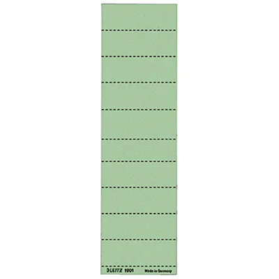 Leitz Beschriftungsschild 19010055 blanko 4zeilig grün 100 St./Pack. Leitz Beschriftungsschild 19010055 blanko 4zeilig grün 100 St./Pack.