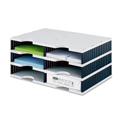 styro Grundeinheit styrodoc duo 268-0203.98 6Fächer gr/sw styro Grundeinheit styrodoc duo 268-0203.98 6Fächer gr/sw