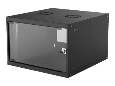 Intellinet 19" Wandverteiler, Basic Line, 6 HE, 353 (H) x 540 (B) x 560 (T) mm, Flatpack, Schutzklasse IP20, schwarz - Gehäuse - geeignet für Wandmontage - Schwarz, RAL 9005 - 6U - 48.3 cm (19") Intellinet 19" Wandverteiler, Basic Line, 6 HE, 353 (H) x 540 (B) x 560 (T) mm, Flatpack, Schutzklasse IP20, schwarz - Gehäuse - geeignet für Wandmontage - Schwarz, RAL 9005 - 6U - 48.3 cm (19")