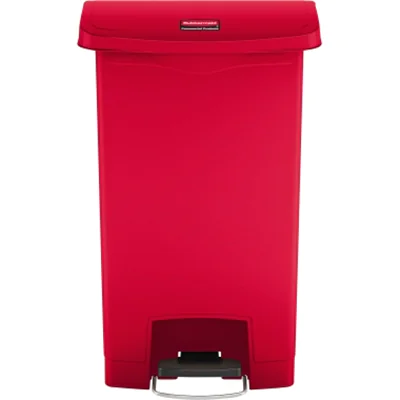 Rubbermaid Tretabfalleimer Slim Jim 1883566 Kunststoff 50l rot Rubbermaid Tretabfalleimer Slim Jim 1883566 Kunststoff 50l rot