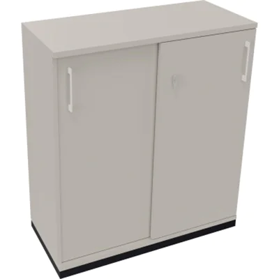 Schiebetürenschrank 3OH B1000xT442xH1133mm an/Lichtgrau