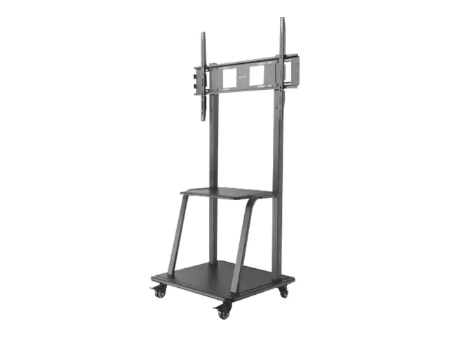 Manhattan TV & Monitor Mount, Trolley Stand, 1 screen, Screen Sizes: 37-100", Black, VESA 200x200 to 800x600mm, Max 150kg, LFD, Lifetime Warranty - Wagen - für TV / AV-System - Schwarz - Bildschirmgröße: 93.98-254 cm (37"-100") Manhattan TV & Monitor Mount, Trolley Stand, 1 screen, Screen Sizes: 37-100", Black, VESA 200x200 to 800x600mm, Max 150kg, LFD, Lifetime Warranty - Wagen - für TV / AV-System - Schwarz - Bildschirmgröße: 93.98-254 cm (37"-100")