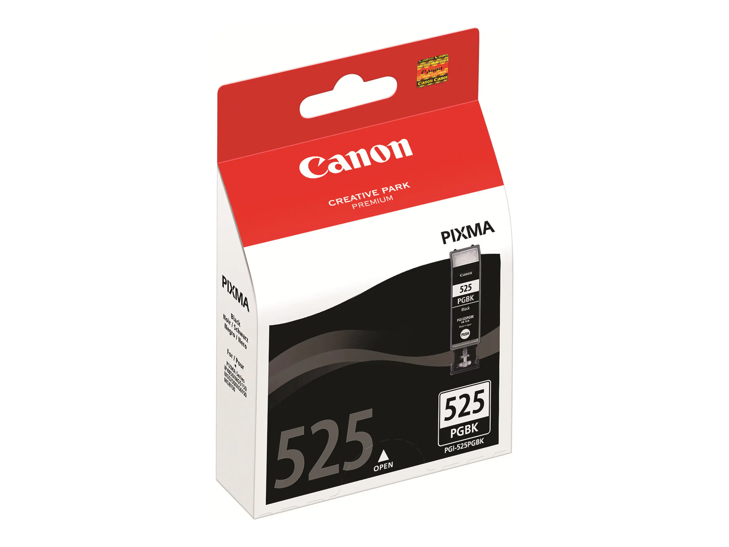 Canon Tinte 4529B001 PGI-525 PGBK Schwarz 311 Seiten 19 ml pigmentiert 1 Stück