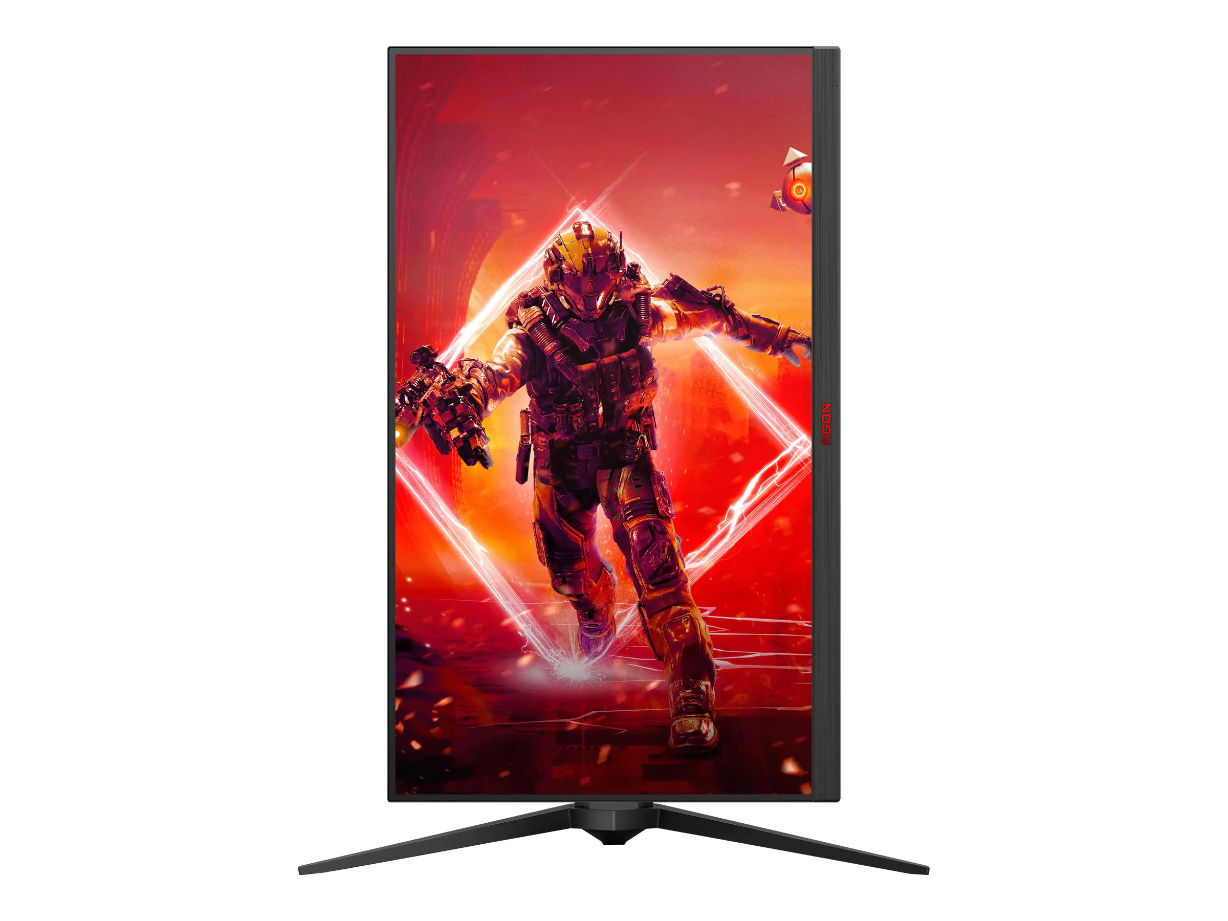 AOC AGON AG275QXN - AG5 Series - LED-Monitor - Gaming - 68.6 cm (27") - 2560 x 1440 QHD @ 165 Hz - VA - 400 cd/m² - 3000:1 - DisplayHDR 400 - 1 ms - 2xHDMI, 2xDisplayPort - Schwarz, Rot