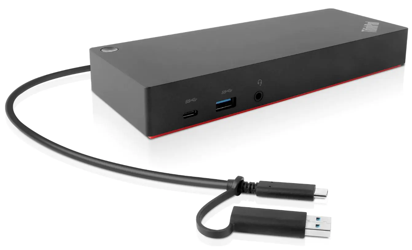 Lenovo ThinkPad Hybrid USB-C with USB-A Dock - Dockingstation - USB-C - 2 x HDMI, 2 x DP - 1GbE - 135 Watt - Campus Lenovo ThinkPad Hybrid USB-C with USB-A Dock - Dockingstation - USB-C - 2 x HDMI, 2 x DP - 1GbE - 135 Watt - Campus