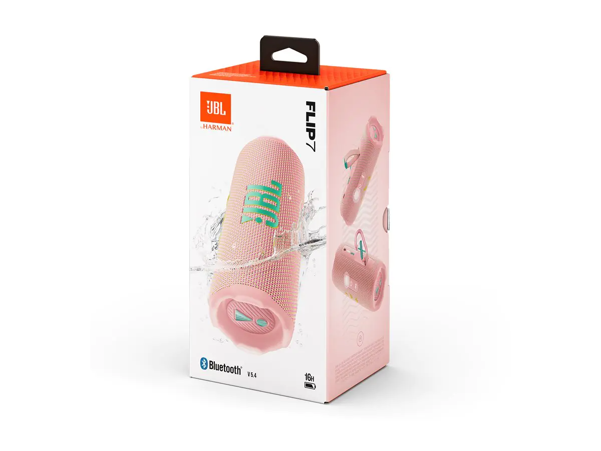 JBL Flip 7, 2-Wege, 1,52 cm (0.6"), 1,6 cm, 25 W, 10 W, 60 - 20000 Hz