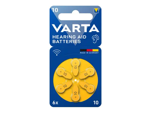 Varta Batterie - Hörgerät 6 x PR70 / 10 - primäre 24610101416