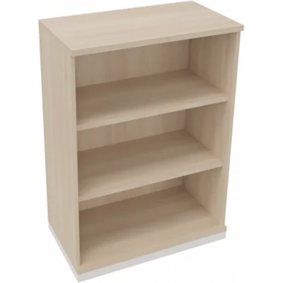 Regal 3OH B800xT442xH1133mm Silberaluminium/Akazie