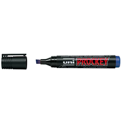 uni-ball Marker uniPROCKEY 159051 Keilspitze blau uni-ball Marker uniPROCKEY 159051 Keilspitze blau