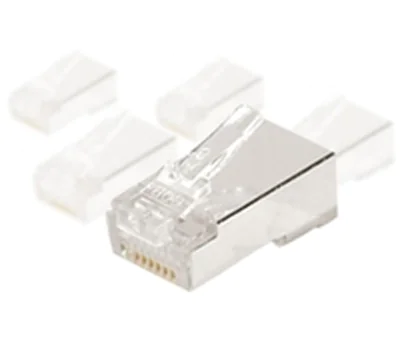 exertis Connect - Netzwerkanschluss - RJ-45 (M) - STP - CAT 5 (Packung mit 100) exertis Connect - Netzwerkanschluss - RJ-45 (M) - STP - CAT 5 (Packung mit 100)