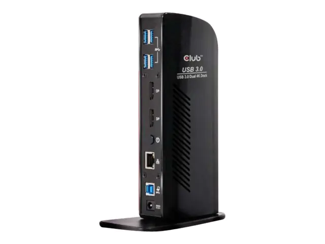 Club3D SenseVision USB 3.0 Dual Display 4K60Hz Docking Station - Dockingstation - USB - DP - GigE Club3D SenseVision USB 3.0 Dual Display 4K60Hz Docking Station - Dockingstation - USB - DP - GigE