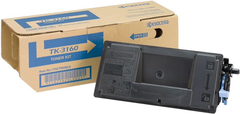 Kyocera TK 3160 - Schwarz - Original - Tonersatz - für ECOSYS M3145, M3645, M3860, P3045, P3050, P3055, P3060, P3145, P3150