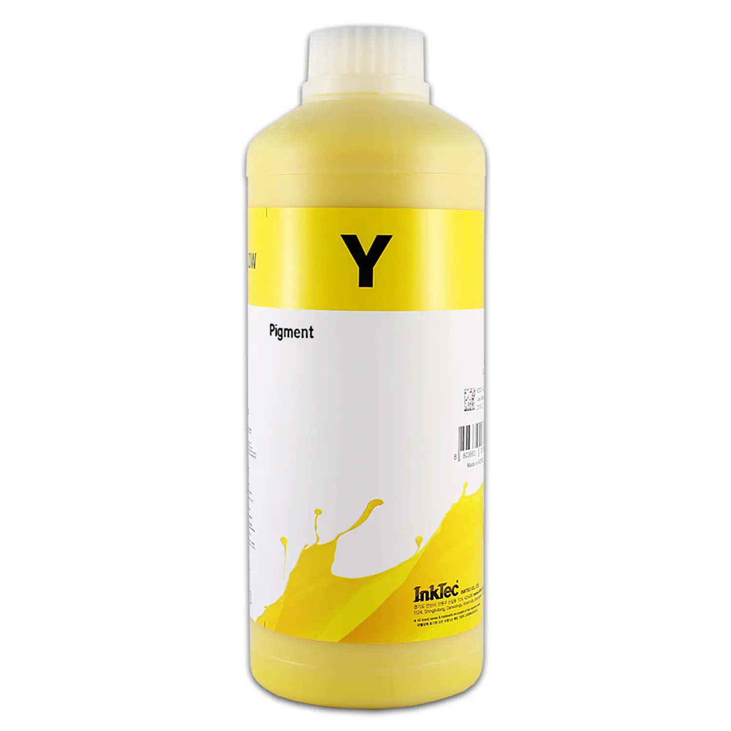 1 Liter Gelb pigmentiert T0614 InkTec Bulk Tinte