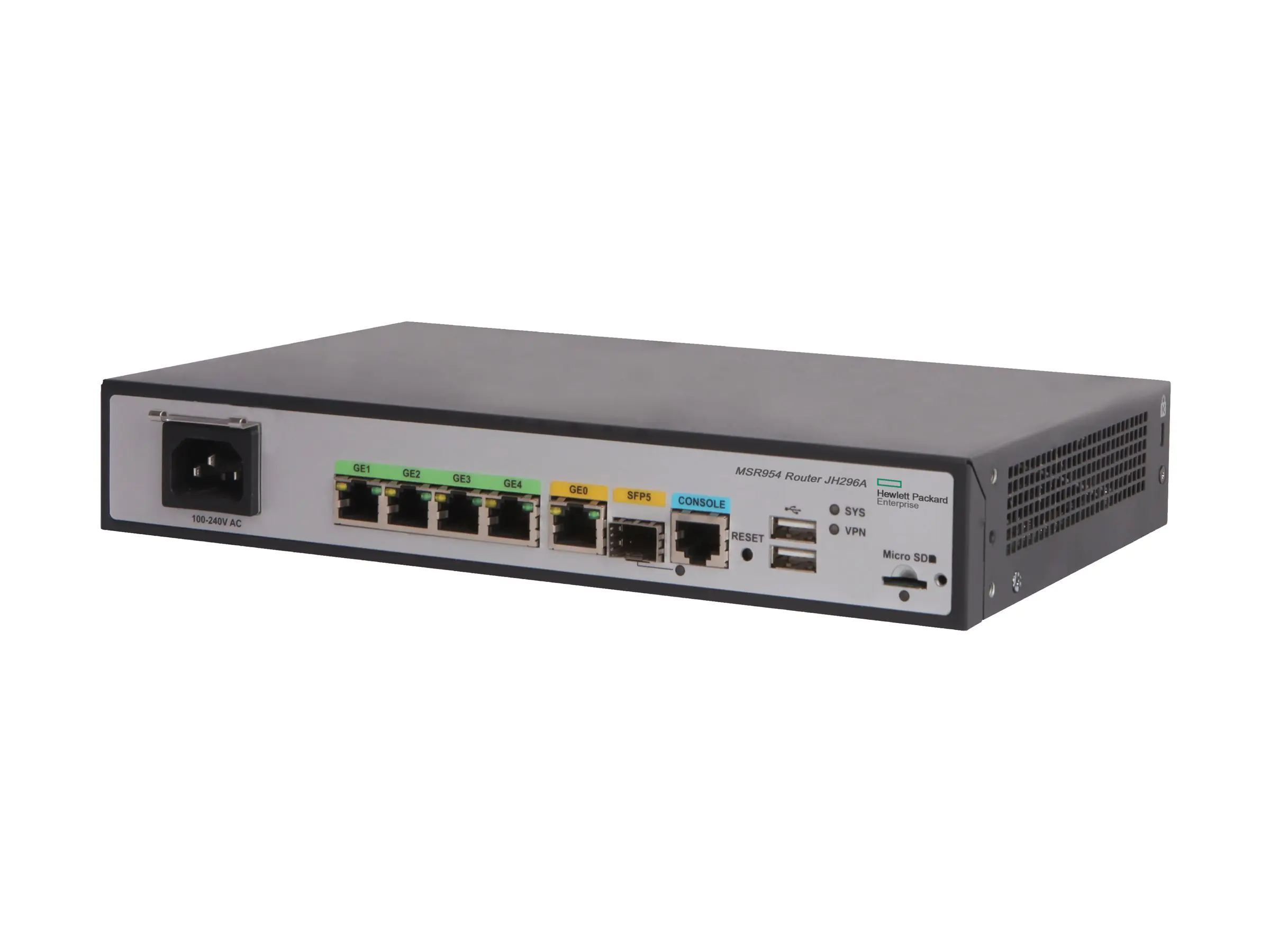 HPE MSR954 - Router 4-Port-Switch - 1GbE - an JH296A#ABB