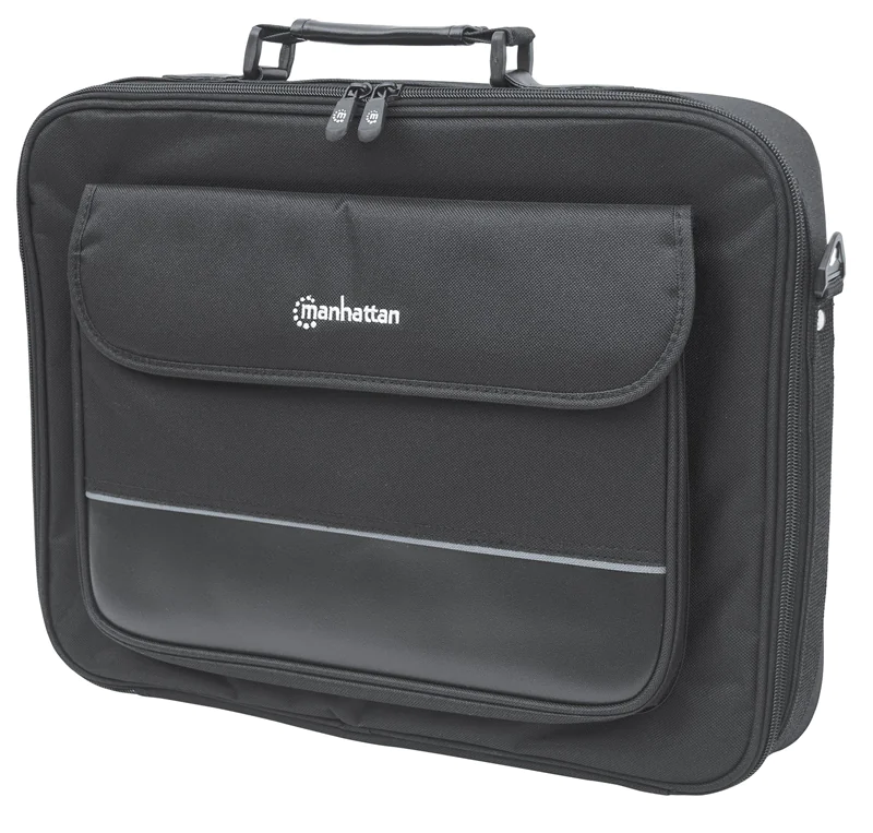 Manhattan Empire Laptop Bag 17.3", Clamshell design, Accessories Pocket, Shoulder Strap (removable), Notebook Case, Black, Three Year Warranty - Notebook-Tasche - 43.2 cm (17") Manhattan Empire Laptop Bag 17.3", Clamshell design, Accessories Pocket, Shoulder Strap (removable), Notebook Case, Black, Three Year Warranty - Notebook-Tasche - 43.2 cm (17")