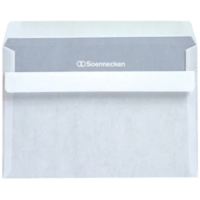 Soennecken Briefhülle 1331 C6 75g oF sk weiß 25 St./Pack. Soennecken Briefhülle 1331 C6 75g oF sk weiß 25 St./Pack.
