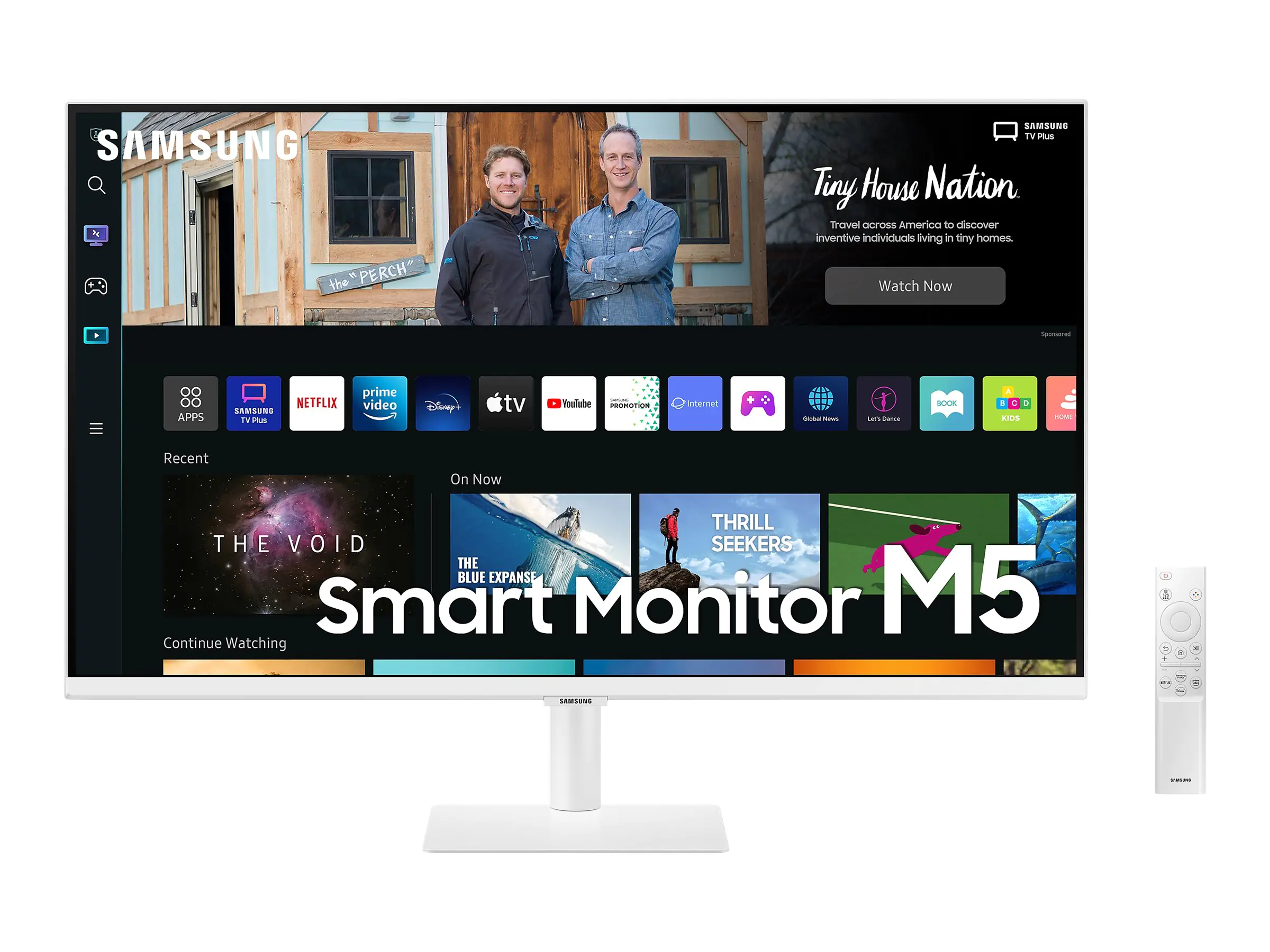 Samsung S32BM501EU - M50B Series - LED-Monitor - Smart - 81.3 cm (32") - 1920 x 1080 Full HD (1080p) @ 60 Hz - VA - 250 cd/m² - 3000:1 - HDR10 - 4 ms - 2xHDMI - Lautsprecher - weiß