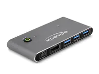 Delock 18646 - 2-Port KVM Switch DisplayPort - KVM-Umschalter - 2-Port