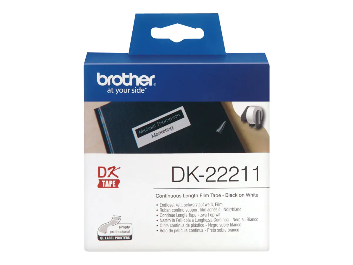 Brother Etiketten, universal, endlos weiß 2,9cm x 15,2m f. Thermodirektdruck Brother Etiketten, universal, endlos weiß 2,9cm x 15,2m f. Thermodirektdruck