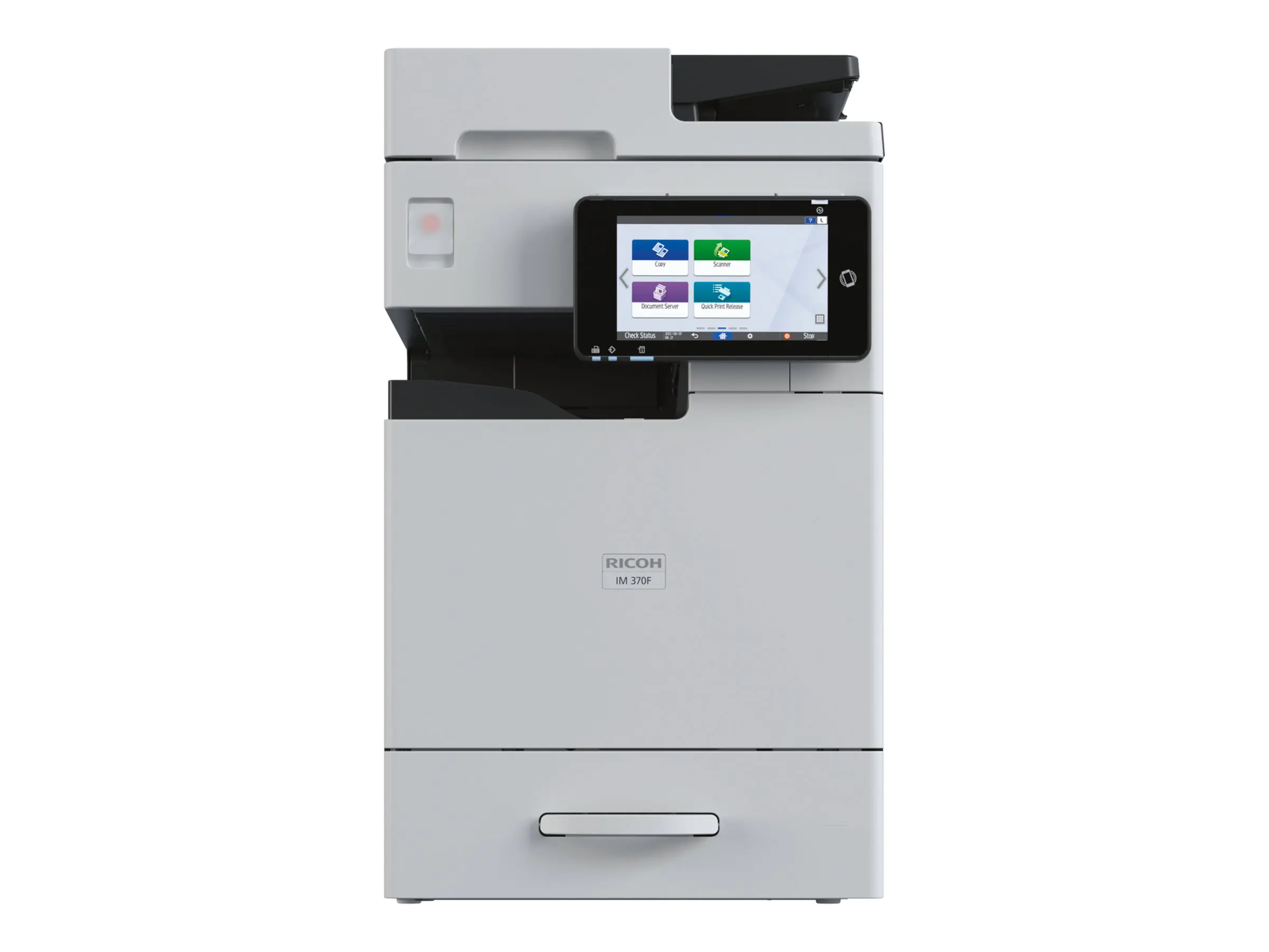Ricoh IM 370F - Multifunktionsdrucker - s/w - Laser - A4 (210 x 297 mm) (Original) - A4 (Medien) - bis zu 37 Seiten/Min. (Kopieren) - bis zu 37 Seiten/Min. (Drucken) - 600 Blatt - 33.6 Kbps - USB 2.0, Gigabit LAN, Bluetooth, USB 2.0-Host, Wi-Fi(n) Ricoh IM 370F - Multifunktionsdrucker - s/w - Laser - A4 (210 x 297 mm) (Original) - A4 (Medien) - bis zu 37 Seiten/Min. (Kopieren) - bis zu 37 Seiten/Min. (Drucken) - 600 Blatt - 33.6 Kbps - USB 2.0, Gigabit LAN, Bluetooth, USB 2.0-Host, Wi-Fi(n)