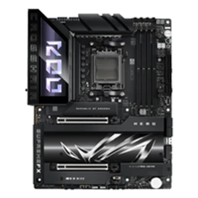 ASUS ROG CROSSHAIR X870E HERO - Motherboard - ATX - Socket AM5 - AMD X870E Chipsatz - USB4, USB 3.2 Gen 2, USB-C 3.2 Gen2, USB 3.2 Gen 1, USB-C 3.2 Gen 2x2 - Wi-Fi 7, Bluetooth, 5 Gigabit Ethernet - Onboard-Grafik (CPU erforderlich) - HD Audio (8-Kanal) ASUS ROG CROSSHAIR X870E HERO - Motherboard - ATX - Socket AM5 - AMD X870E Chipsatz - USB4, USB 3.2 Gen 2, USB-C 3.2 Gen2, USB 3.2 Gen 1, USB-C 3.2 Gen 2x2 - Wi-Fi 7, Bluetooth, 5 Gigabit Ethernet - Onboard-Grafik (CPU erforderlich) - HD Audio (8-Kanal)