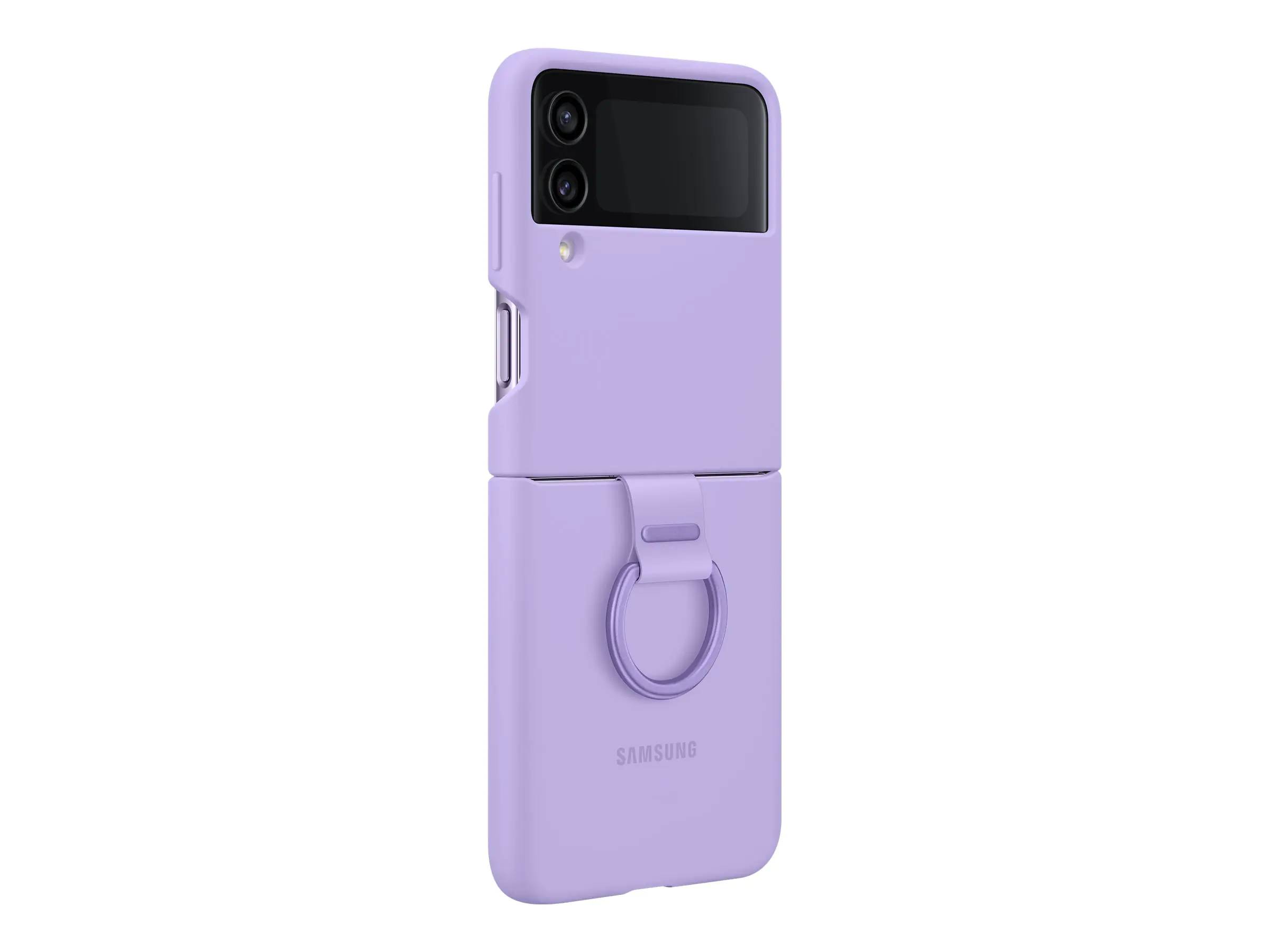 Samsung EF-PF721 - Hintere Abdeckung für Mobiltelefon - Silikon - bora purple - für Galaxy Z Flip4