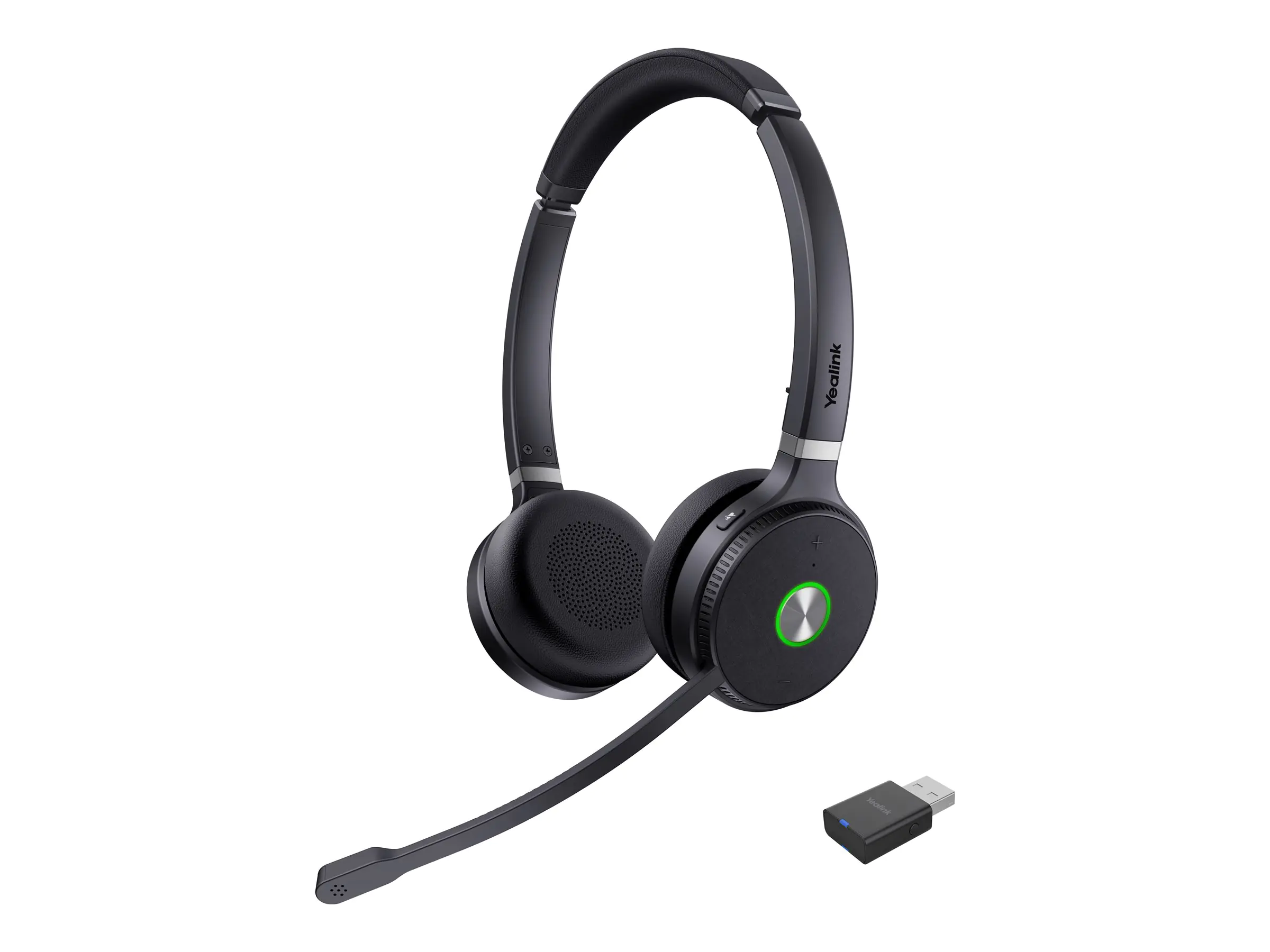 Yealink WH62 Dual Portable - Headset - On-Ear - DECT - kabellos - UC-zertifiziert