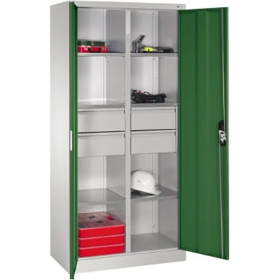 C+P Werkzeugschrank 89213042S10037 6Bd. 4Sch. 1950x930x500mm lgr/rgn C+P Werkzeugschrank 89213042S10037 6Bd. 4Sch. 1950x930x500mm lgr/rgn