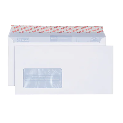 ELCO Briefumschlag 38779 RCP DIN lang mF hk weiß 500 St./Pack. ELCO Briefumschlag 38779 RCP DIN lang mF hk weiß 500 St./Pack.