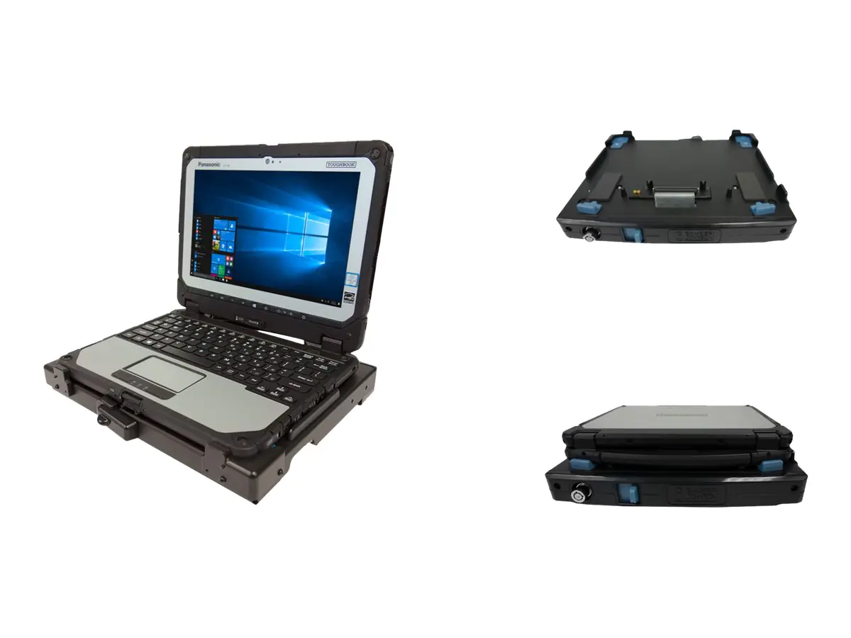 Gamber-Johnson Vehicle Dock PCPE-GJ20V07 - Port Replicator - VGA, HDMI - für Toughbook CF-20, CF-20 Standard