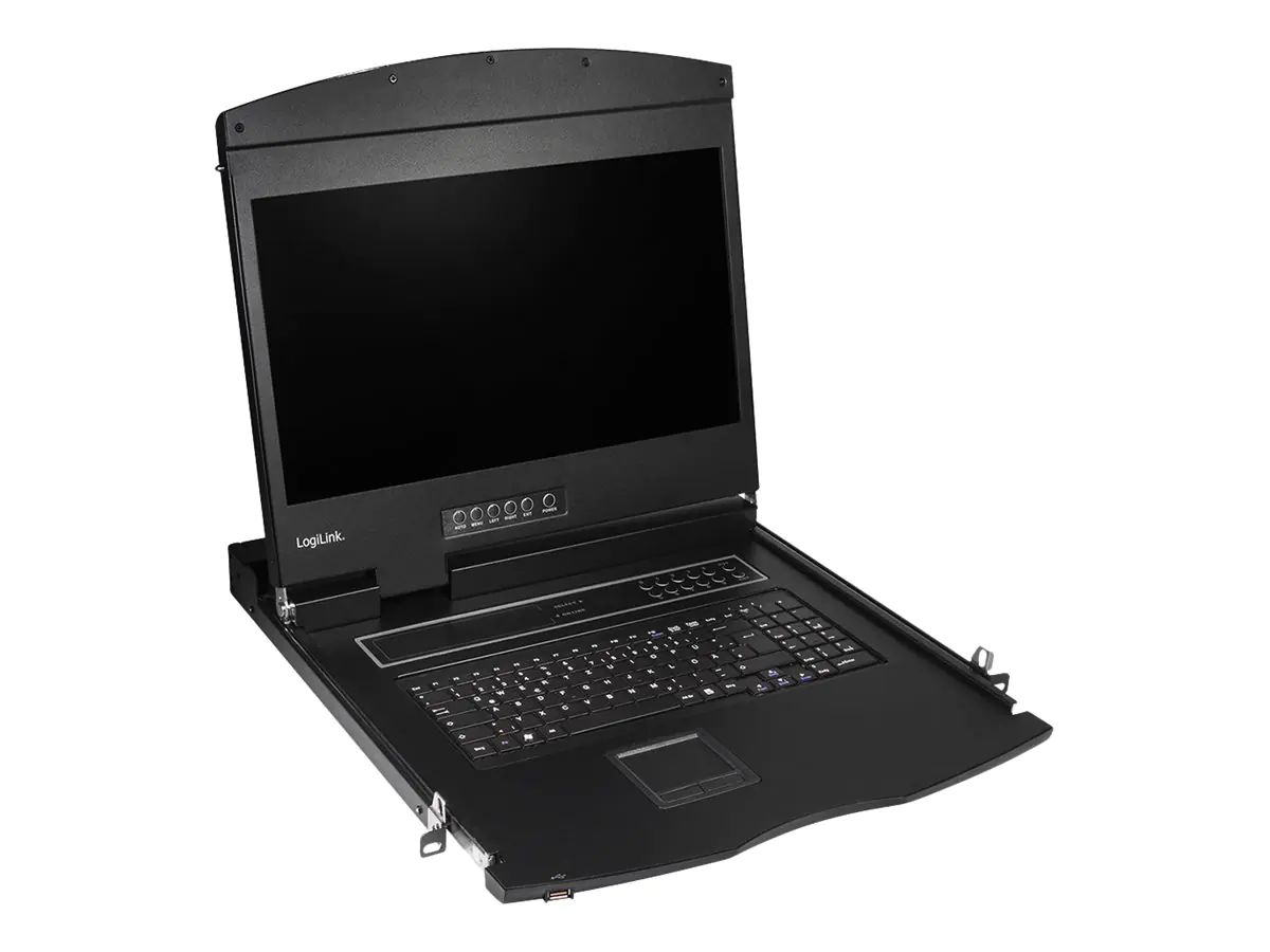 LogiLink KVM-Konsole - PS/2, USB - QWERTZ - 48.3 cm (19") LC903GE