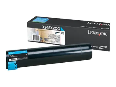 Lexmark - Hohe Ergiebigkeit - Cyan - Original - Tonerpatrone LCCP - für Lexmark X940e, X940e Page Plus Solution, X945e, X945e Page Plus Solution