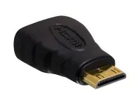 Delock High Speed HDMI - HDMI-Adapter - mini HDMI männlich zu HDMI weiblich