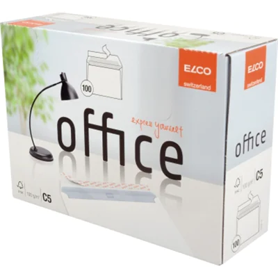 ELCO Briefumschlag Office 7453512 C5 100g weiß 100 St./Pack.