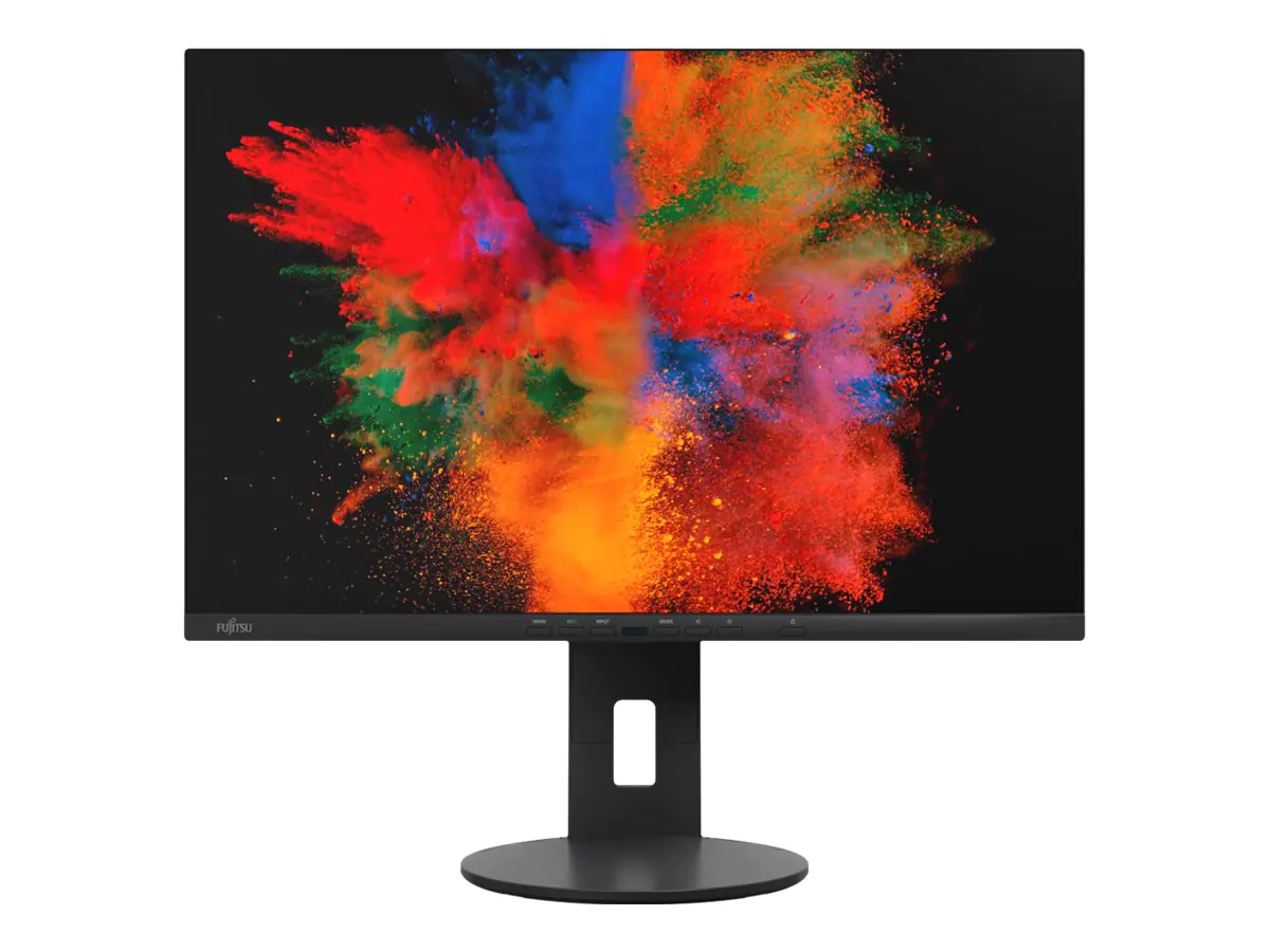 Fujitsu P2410 WS - LED-Monitor - 61.13 cm (24.1") - 1920 x 1200 WUXGA - IPS - 300 cd/m² - 1000:1 - 5 ms - HDMI, 2xDisplayPort, USB-C - Lautsprecher - Schwarz
